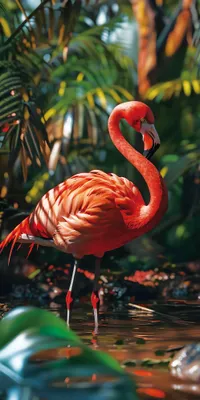 Produktbild von FEBE Strandtuch XXL 100x180 cm Flamingo Badetuch Groß 100% Mikrofaser Handtuch Stranddecke Sommer-Handtüch