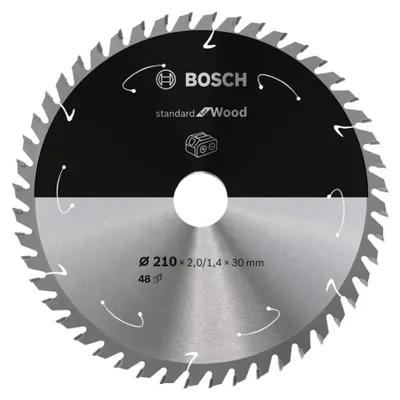 Zdjęcie produktu dla Bosch 2 608 837 714, Twarde drewno, Miękkie drewno, Drewno, 21 cm, 3 cm, 1,2 mm, 7000 RPM, 1,7 mm