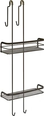 Produktbild von METALTEX 401122000 Origin Lava Duschregal, TouchTherm, matt schwarz