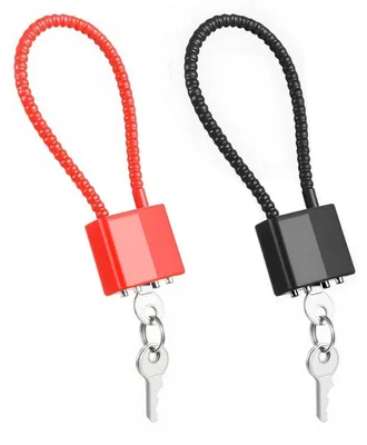 Image de Cadenas avec clé, alliage de zinc, 32 mm, lot de 2, 3 clés par cadenas