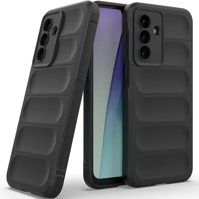 Produktbild von Handyhülle für Samsung Galaxy A17 5G/4G Weich TPU Silikon Stossfest Anti-rutsch Hülle Schwarz