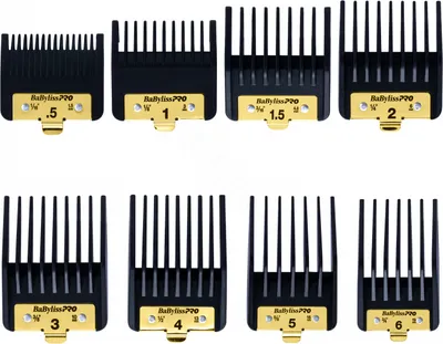 Produktbild von Babyliss Pro 4Artist FXPCGE Premium Clipper Guards - 8 Aufsteckkaemme Satz