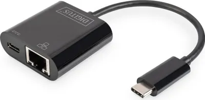 Image de DIGITUS Adaptateur Ethernet Gigabit USB Type-C™ avec prise en charge de Power Delivery