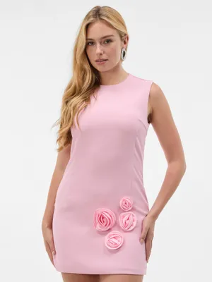 Produktbild von Orsay Rosa Damenkleid mit Rundhalsausschnitt 36