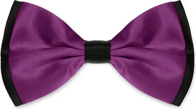 Produktbild von Fliege Herren Hochzeit Konfirmation Anzug Smoking Schleife Schlips zweifarbig dunkelviolett-schwarz