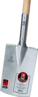 Produktbild von Idealspaten Gärtner Form Gr. 2 Trittschutz Knopfstiel