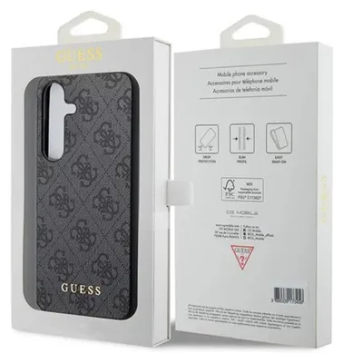 Zdjęcie produktu dla GUESS Handyhülle passend für SAMSUNG A35 GUOHCSA35G4GFGR (PU 4G Classic Metal Logo) schwarz