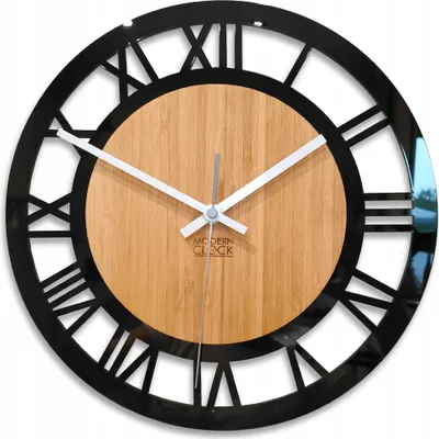 Produktbild von Wanduhr VERONA MODERN 30cm leise