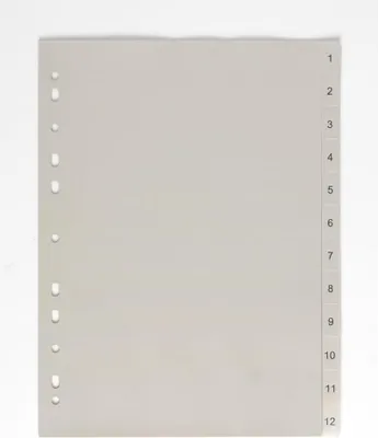 Obrázek produktu pro Rozdružovač A4, 1-12 - PP 120 µm