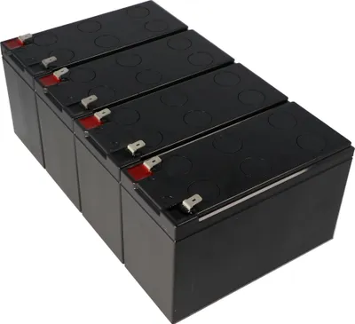 Zdjęcie produktu dla Replika akumulatora dokładnie pasuje do akumulatora APC-RBC24 do samodzielnej instalacji, wymiary 151x65x100 mm