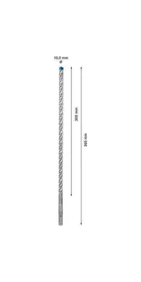 Productafbeelding van BOSCH 2608900101 BOSCH EXPERT SDS-plus-7X klopboormachine, Ø 10,0 mm, 1 stuk.