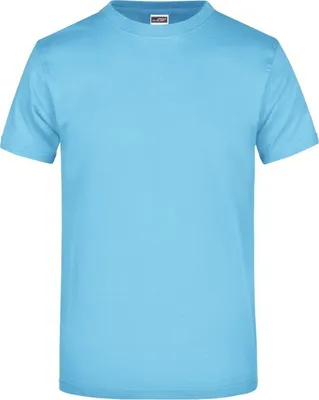 Produktbild von James & Nicholson Round-T Heavy (180g/qm) Gr. M, himmelblau