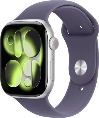 Produktbild von Apple Watch Series 11 OLED 46 mm Digital 416 x 496 Pixel Touchscreen 5G Silber WLAN GPS
