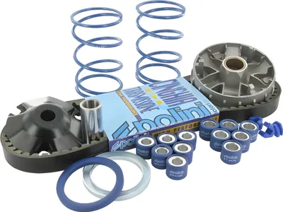 Immagine prodotto di Kit variatore Polini HI- SPEED compatibile con Piaggio short (variatore, cinghia trapezoidale, 2 molle di contropressione, 2 set di pesi)