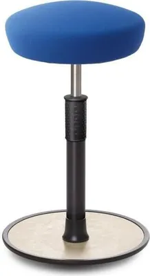 Produktbild von Sitz- Stehhocker Free Tall Hutsitz Gestrick Blau schwarz /cremeweiß.