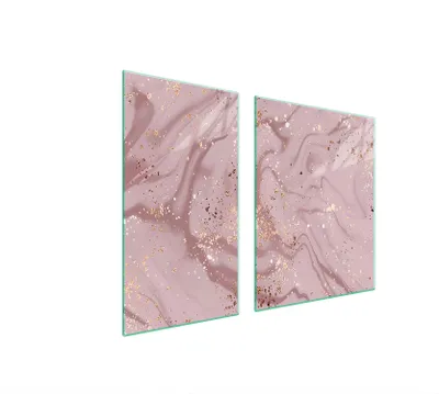 Produktbild von Glasschutzplatte Für Herd 90X52 Marmor