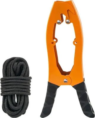 Zdjęcie produktu dla Uchwyt kotwiczny do kajaka z linką paracord o długości 5 m – uchwyt kotwiczny do kajaka, canoe i łodzi – sprzęt wędkarski i kempingowy – pomarańczowy