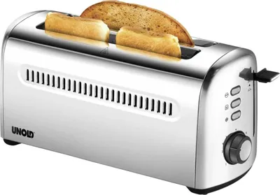 Zdjęcie produktu dla Unold 4er Retro, 4 kaw., Stal nierdzewna, Stal nierdzewna, Przyciski, Poziom, obrotowy, 1250 W, 220 - 240 V
