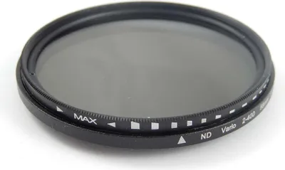 Produktbild von vhbw Universal ND-Filter ND 2-400 für Kamera Objektive mit 55 mm Filtergewinde - Graufilter, ND-Fader variabel