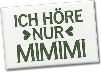 Produktbild von Ich höre nur MIMIMI Souvenir Souvenir Magnet