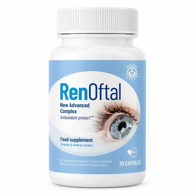 Produktbild von Renoftal – Unterstützung der Sehkraft & Augenpflege – 30 Kapseln