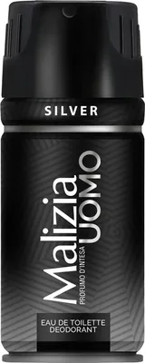 Immagine prodotto di Deodorante Antitraspirante Spray Uomo Silver 150ml - Malizia