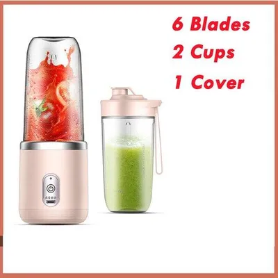 Produktbild von Handblender für Smoothies und Milkshakes mit USB-Ladefunktion - Hauptstilbild - Rosa
