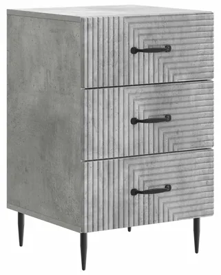 Zdjęcie produktu dla Szafka Nocna z szufladą Betonowy szary 43 x 41 x 66,5 cm