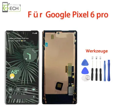 Produktbild von Für Google Pixel 6 Pro (OLED) LCD Display mit Rahmen Touchscreen Bildschirm