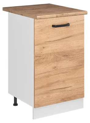 Immagine prodotto di Mobiletto base cucina Vicco R-Line Rovere dorato/Bianco 50 cm piano di lavoro Rovere dorato, Model 70085