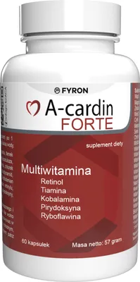 Zdjęcie produktu dla A-Cardin Forte - 60 Kapsułek