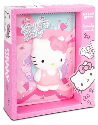 Produktbild von Coolpack Notizbuch Tagebuch B6 100 K Squishy 3D Hello Kitty rosa und blau