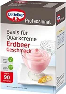 Zdjęcie produktu dla Dr Oetker Twaróg deserowy truskawkowy, 1 opakowanie (1 x 1000 g)