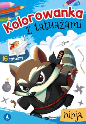 Produktbild von Kolorowanka z tatuazami Ninja
