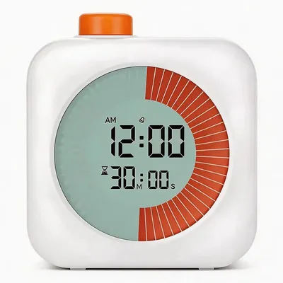Produktbild von Digitaler Visual Timer 60 Minuten 3 in 1 Countdown Timer mit LCD leise Lernuhr für Kinder Erwachsene Küche Schule Büro