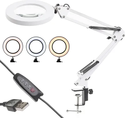 Image de Lampe de bureau cosmétique LED USB 12W