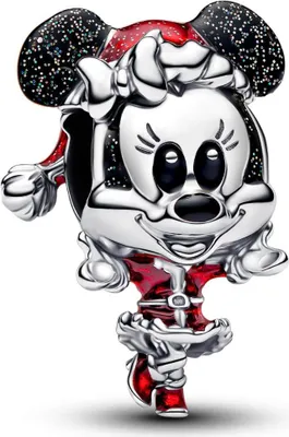 Immagine prodotto di PANDORA X DISNEY Charm Minnie Mouse Natale color argento