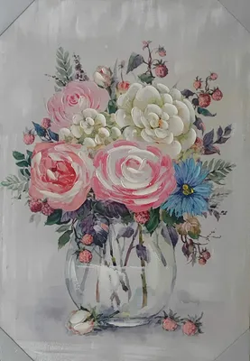 Produktbild von Wanddekoration aus Holz mit Blumen (2 Stück) 70 x 3 x 100 cm