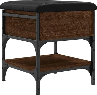 Produktbild von vidaXL Schuhbank Braun Eichen-Optik 42x42x45 cm Holzwerkstoff