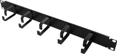 Immagine prodotto di Pannello di smistamento LogiLink 19", 1 U, 5 staffe per il passaggio dei cavi