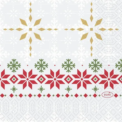 Zdjęcie produktu dla Serwetki higieniczne Duni 3-warstwowe Tradition 24 x 24 cm 50 szt