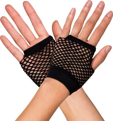 Produktbild von Boland 03050, Karnevalskostüm-Handschuhe, Erwachsener, Uni, Polyester, Schwarz, 33 g
