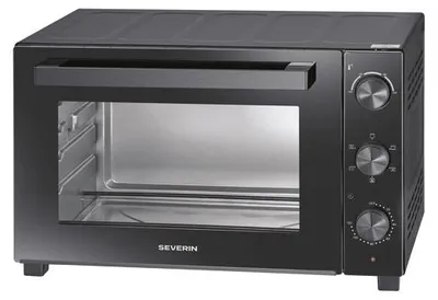 Image de Four chaleur tournante 46l 57cm noir - Severin - TO2076 -