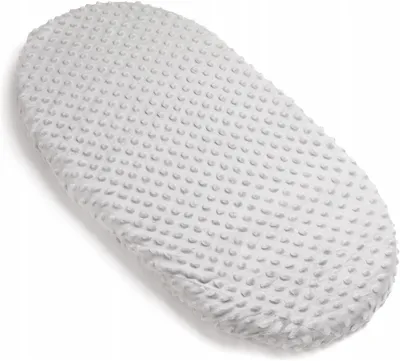 Obrázek produktu pro Jukki prostěradlo s gumou 80x40 cm do kočárku – Light Grey Minky