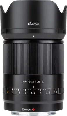 Zdjęcie produktu dla Obiektyw do aparatu, przysłona F1,8, kompatybilny z aparatami z matrycą APS-C i pełnoklatkową, 50 mm f1,8, Nikon Z