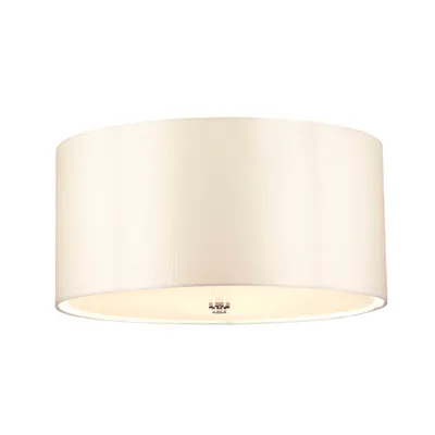 Produktbild von Elstead Fletcher Deckenleuchte E27 3-fach 45cm Poliertes Chrom Elfenbein