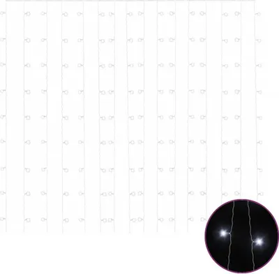 Obrázok produktu pre vidaXL LED svetelný záves 3x3 m 300 LED studená biela 8 funkcií