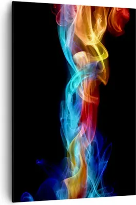 Produktbild von Bild auf Leinwand - Leinwandbild - Einteilig - Abstrakt luft bunt figur - 70x100cm - Wand Bild - Wanddeko - Wandbilder - Leinwanddruck - Wanddekoration - Leinwand bilder - Wandbild - PA70x100-2171