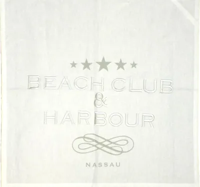 Produktbild von 2 Geschirrtücher Beach Club & Harbour Summerplace Nassau Weiss - ca 50x50cm