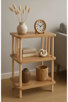 Obrázok produktu pre Skye Decor, kvalitná príkonová stolík (sada 3 kusov), farba: dub Sapphire, 100% melamín | 1001
